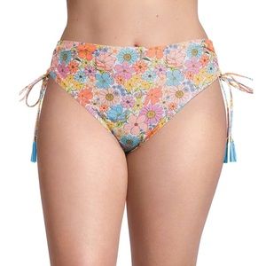 Time and Tru Side Tie Bikini Swim Bottoms Sz 2X